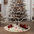 thumbnail image 5 of Salouo Fall Fruits And Vegetables Christmas Tree Skirt 48" Farmhouse Christmas Decorations Snowman Xmas Tree Skirt Tree Mat for Holiday Party Decor, 5 of 8