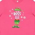 thumbnail image 4 of Inktastic Funny Christmas I'm the Boss Elf with Shoes and Hat Youth T-Shirt, 4 of 5