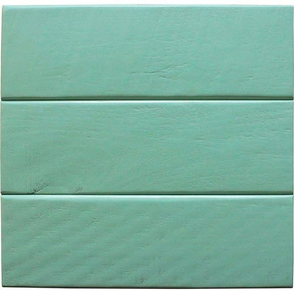 American Heartland 32867AM Rustic 68 in. Tall Quaint Shutter TV Stand in Aquamarine