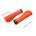 thumbnail image 3 of Puños de bicicleta antideslizantes para manillar de bicicleta, accesorios de ciclismo (naranja) Wdftyju Accesorios para bicicletas, 3 of 3