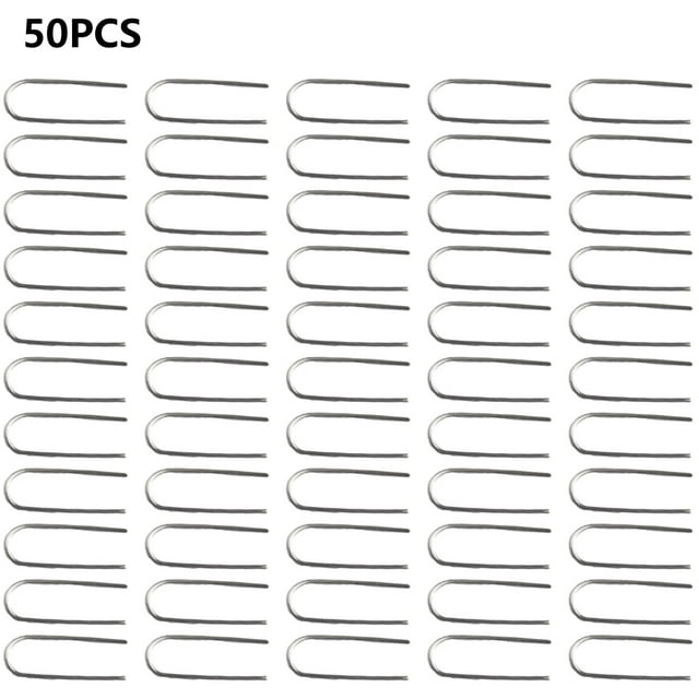 High Temperature Nichrome Wire Jump Rings 21 Gauge U-Shaped Ceramic Hanging Hook 50Pcs