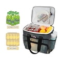 thumbnail image 2 of FORMRS Insulated Cooler Bag 24 Cans Capacity Soft Leakproof Lunch Box with Side Pockets, Retro Forest, 2 of 7