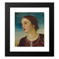 thumbnail image 2 of George Frederic Watts 12x14 Black Modern Framed Museum Art Print Titled - Portrait of the Countess Somers, 2 of 5