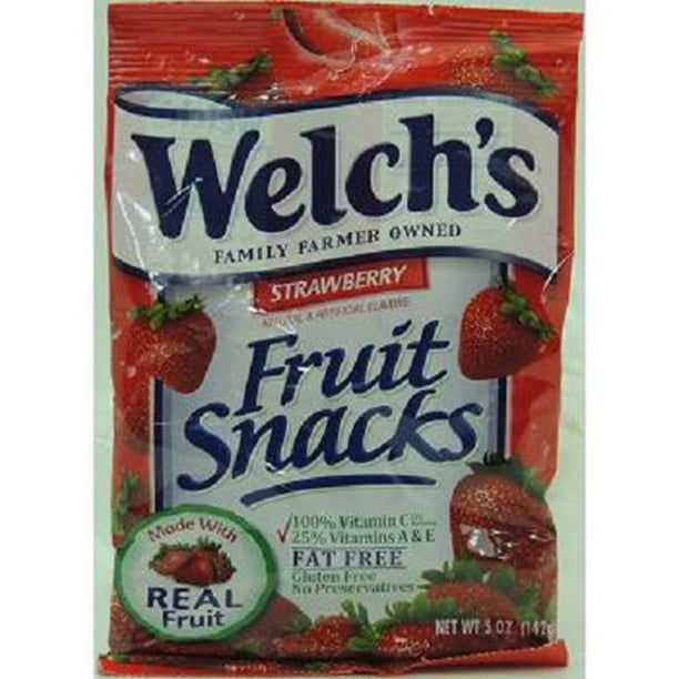 Welchs Strawberry Fruit Snacks, 5Ounce (Pack of 12)