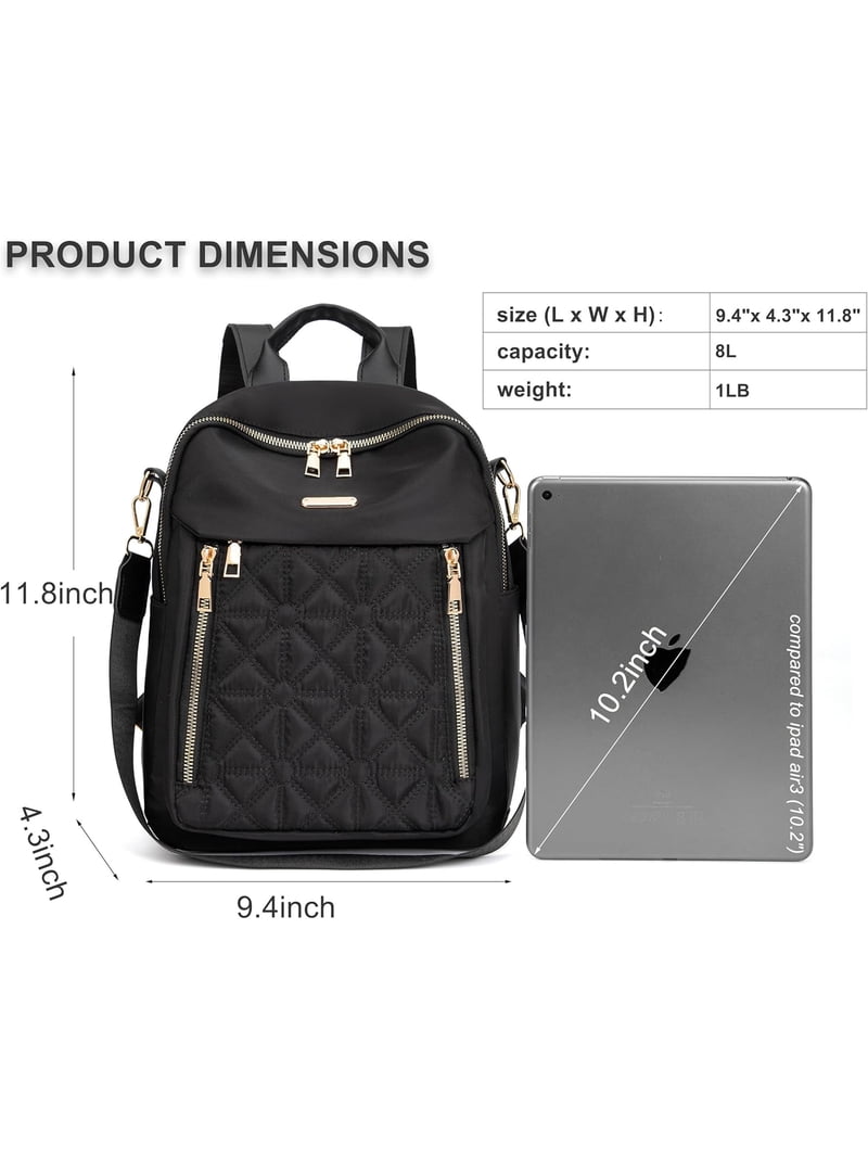 Mini Nylon Backpack Lightweight Small Daypack Casual Travel Handbag Tote Mini Nylon Women Backpacks,Small Ladies backpacks  main image 4