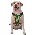 thumbnail image 1 of Kdxio st. patrick’s day gnomes Print No Pull Dog Harness Adjustable Reflective Oxford Easy Control Medium Large Dog Harness for Training and Everyday-Large, 1 of 6