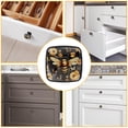 thumbnail image 6 of 4 Pcs Cabinet Handle Drawer Pulls Bee Knobs with Screws Square Furniture Office Cabinet Knob Decoration, 6 of 7