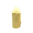 thumbnail image 1 of Cateissary Bobina de tul fácil de limpiar, decoraciones para fiesta de boda, bobina de tul para muñeca de rollo blanco de boda DIY Tela de costura y artesanía amarillo claro, 1 of 6