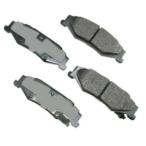Akebono PRO-ACT Ultra-Premium Brake Pad Set, Ceramic Fits select: 1997-2005,2006-2008 CHEVROLET CORVETTE