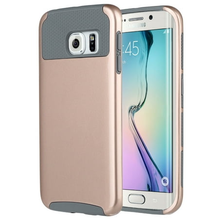 ULAK Galaxy S6 Edge Case, 2 in 1 Hybrid Dual Layer Protective Slim Case Cover for Samsung Galaxy S6 Edge (5.1