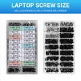 thumbnail image 6 of 355Pcs PC Screws Assorted Set M2 M3 M2.5 Computer HDD M.2 SSD for Universal Laptop Repair, 6 of 7