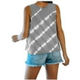thumbnail image 3 of Enwejyy Womens Summer Basic Tops Striped Printing Sleeveless Round Neck Casual Vest Tank Tops, 3 of 3