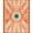 Orange, Pattern 4, variant on ODIKA 4'x6' Mustard Gold Abstract Geometric Boho Washable Area Rug Minimalist Retro Shapes Balanced Layout Atomic Accents Non-Slip, Chair-Friendly, Flatwoven for Home Office, Under Desk