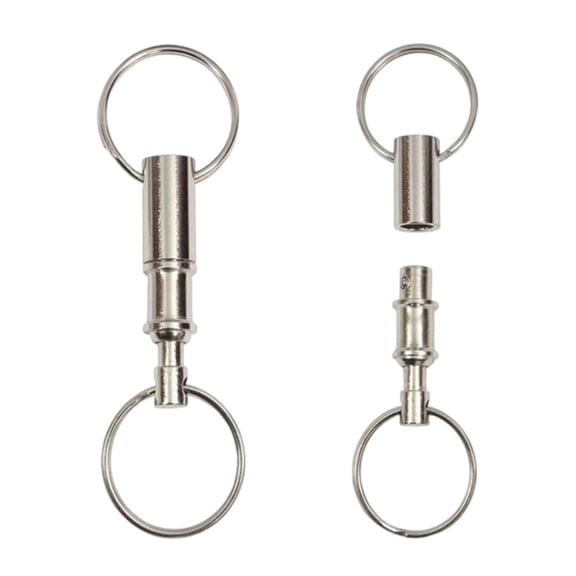 Quick Release Key Ring Detachable Buckle Loop Keychain Outdoor Use