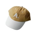 thumbnail image 2 of VLOOCKLW Baseball Cap Men Women Four Seasons Letter Embroidery Design Color Block Breathable Lightweight Adjustable Casual Fashion Sun Hat, 2 of 3