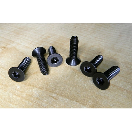 6 Ea / Jeep Wrangler YJ Side Mirror Torx Screws / Fits Wranglers 1988 to 1995