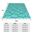 thumbnail image 3 of Vsdgher Beautiful Seashells Ultra-Soft Micro flannel Blanket Throw Blankets for Couch Sofa, Bed (4 sizes)-80"x60", 3 of 7
