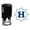 Blue, variant on Printtoo R-40 Self Inking Rubber Stamp Octagon Celtic Swirl Frame H Alphabet Monogram Office Stationary
