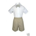 thumbnail image 6 of New Khaki Checkered Eton Vest Shorts Suit Boy Baby & Toddler S M L XL 2T 3T 4T, 6 of 7