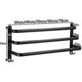 thumbnail image 2 of Bathroom Towel Racks, Mounted Towel Bars For Shower And Kitchen, Waterproof Door Bars With Double Hook, 2 of 5