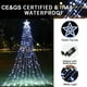 thumbnail image 3 of Luces LED de hadas para árbol de Navidad, 8 modos, 317, decoración navideña, iluminación para fiestas y vacaciones, 3 of 4