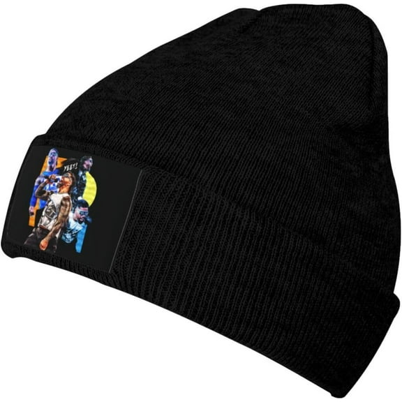 Jey Wrestler USO Beanie for Men Women Soft Skull Hat Winter Hats Unisex Knit Cuffed Beanies Comfortable Running Hats Cool Daily Knit Hat Black