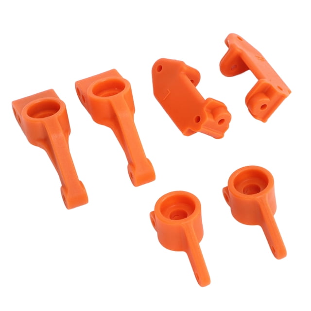 RC Car Steering Cup Rear Axle Cup, RC Steering Cup 80382 Replacement 80372 For 2 Wheel Drive 1/10 RC Car Orange
