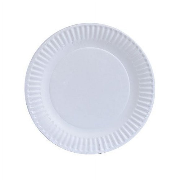 Nicole Home Collection 6 Pouces / Blanc / Lot de 80 Assiettes en Papier, Assiette de 6 Pouces/80 Unités