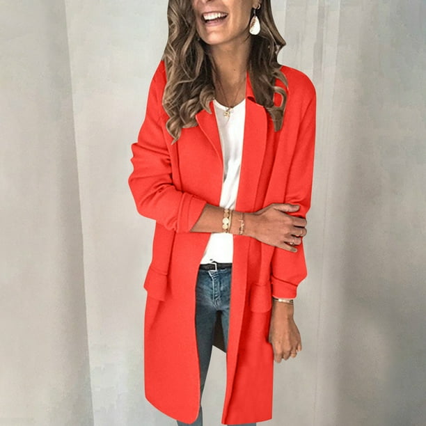 Puntoco-abrigo de invierno para mujer, nuevo Color, manga larga, bolsillo falso, traje de ocio, liquidación Puntoco Puntoco-1