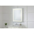 thumbnail image 4 of Helios 30in x 40in Hardwired LED mirror with touch sensor and color changing temperature 3000K/4200K/6400K, 4 of 5