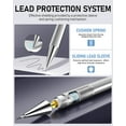 thumbnail image 3 of czcpp-0.5mm Mechanical Pencil Set with Case - 4PCS Metal Mechanical Pencils, 8 Tubes HB #2 Lead Refills, 3PCS 4B Erasers and 9PCS Eraser Refills, Lead Mechanical Pencils for Writing & Drawing, 3 of 4