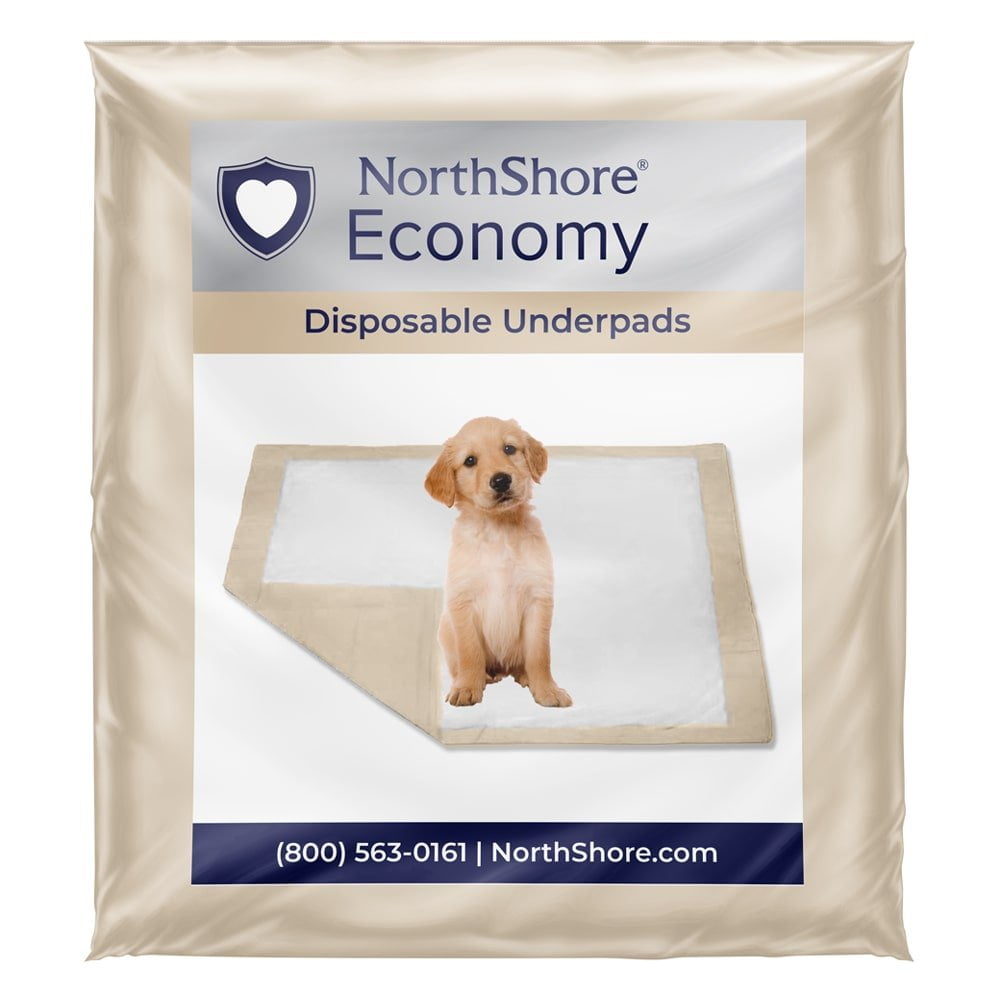 NorthShore Economy Puppy Pads, Ultra Large, 36x36 in., Pack/15
