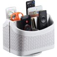 thumbnail image 1 of Soporte de control remoto de cuero, escritorio giratorio de 360 grados Caddy remoto de TV, organizadores de escritorio y accesorios para calculadora, soporte Zhivalor  WRJM-636-2, 1 of 7