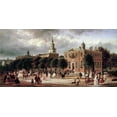 thumbnail image 1 of Independence Hall in Philadelphia Ferdinand Richardt - CANVAS OR PRINT WALL ART, 1 of 1