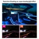 thumbnail image 4 of Gwong Autos Ambiente de coche Luz decorativa llamativa DIY Coche Interior LED LED Cableado Tira de luz de neón para bicicleta Gwong 24018805, 4 of 6