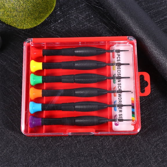 LOLIPPYY 6-in-1 Multifunctional Screwdriver Set for Repairs, Portable Tool Kit with Assorted Colors, Handy Service Tools