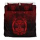 thumbnail image 2 of Juego de cama Vikingos Cuervos Mjolnir Versión Roja Juego de cama RLT12, 2 of 5