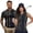 Black USA Flag, variant on HUIACONG American Flag Golf Shirt Funny 4th Of July Shirts for Couples Sleeveless Golf Tops for Women Active Tops Mens Shirs Short Sleeve Lightweight Moisture Wicking Breathable Outdoor Wear Man S