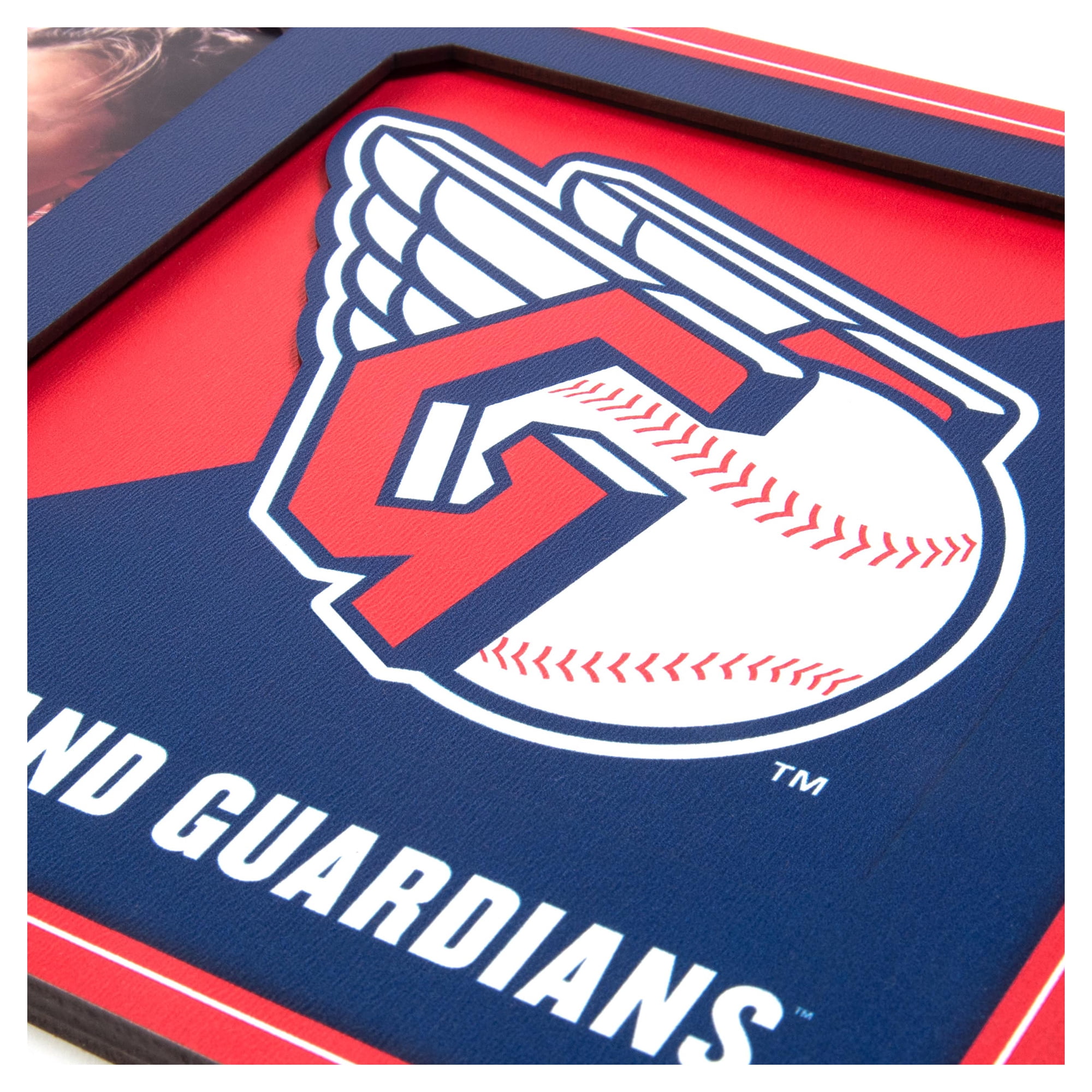 IDNA Cleveland Guardians 3D Logo Series Picture Frame