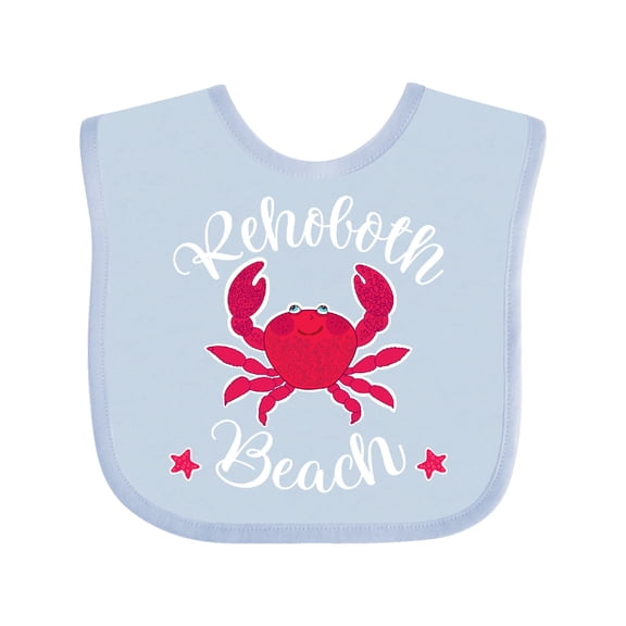 Inktastic Rehoboth Beach Delaware Boys or Girls Baby Bib