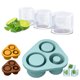 thumbnail image 1 of Ganfancp Bandeja de Hielo Reutilizable con Tapa para 3 Moldes de Hielo Cilíndricos Huecos Vasos para Tazas para Cócteles Whisky Bebidas y Café Ofertas Del Día Liquidación 1X Molde de Silicona, 1 of 5