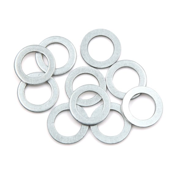 REGALWOVEN 10pcs Engine Oil Crush Washers Drain Plug Gaskets for Car 14mm