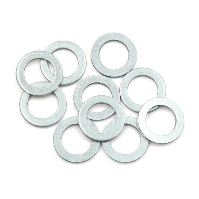 REGALWOVEN 10pcs Engine Oil Crush Washers Drain Plug Gaskets for Car 14mm