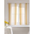 thumbnail image 3 of Orange Ombre Curtains 54 Inch Length,Sheer Curtains for Bedroom Living Room Window Orange White Gradient Modern Abstract Art Rod Pocket Drapes Kitchen Curtains Small Half Window 42"x54" 2 Panels, 3 of 6