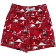 thumbnail image 2 of Youth Wes & Willy Crimson Alabama Crimson Tide Luau Swim Trunks, 2 of 3