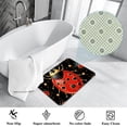 thumbnail image 3 of Ladybird Soft Polyester Non-Slip Machine Washable Floor Carpet Door Mat Office Rugs, 3 of 6
