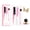 PINK, variant on xiangwenlan Pink Comb Set 3 piece, Slick Back Brush with Edge Brush, styling comb for kids for middle part,Rat Tail Comb, Teasing Brush Set for Smoothing brush Baby Hair