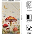 thumbnail image 2 of Mushroom Hand Towels Set of 2 Butterfly Flower Bath Towels Soft Guest Face Towel Bathroom Decorations Thin Kitchen Tea Dish Towels, 2 of 16
