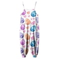 thumbnail image 6 of Staki Easter Overalls Toddler Baby Girl Easter Outfit Bunny Suspender Romper Jumpsuit Overalls Pants Leggings Summer Clothes 1-10Y(Light Purple,1-2 Years), 6 of 6