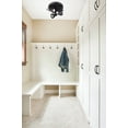 thumbnail image 2 of ICW622A03BN10-Canarm Inc-Polo - 3 Light Flush/Wall Mount-7 Inches Tall and 10.5 Inches Wide-Brushed Nickel Finish, 2 of 7